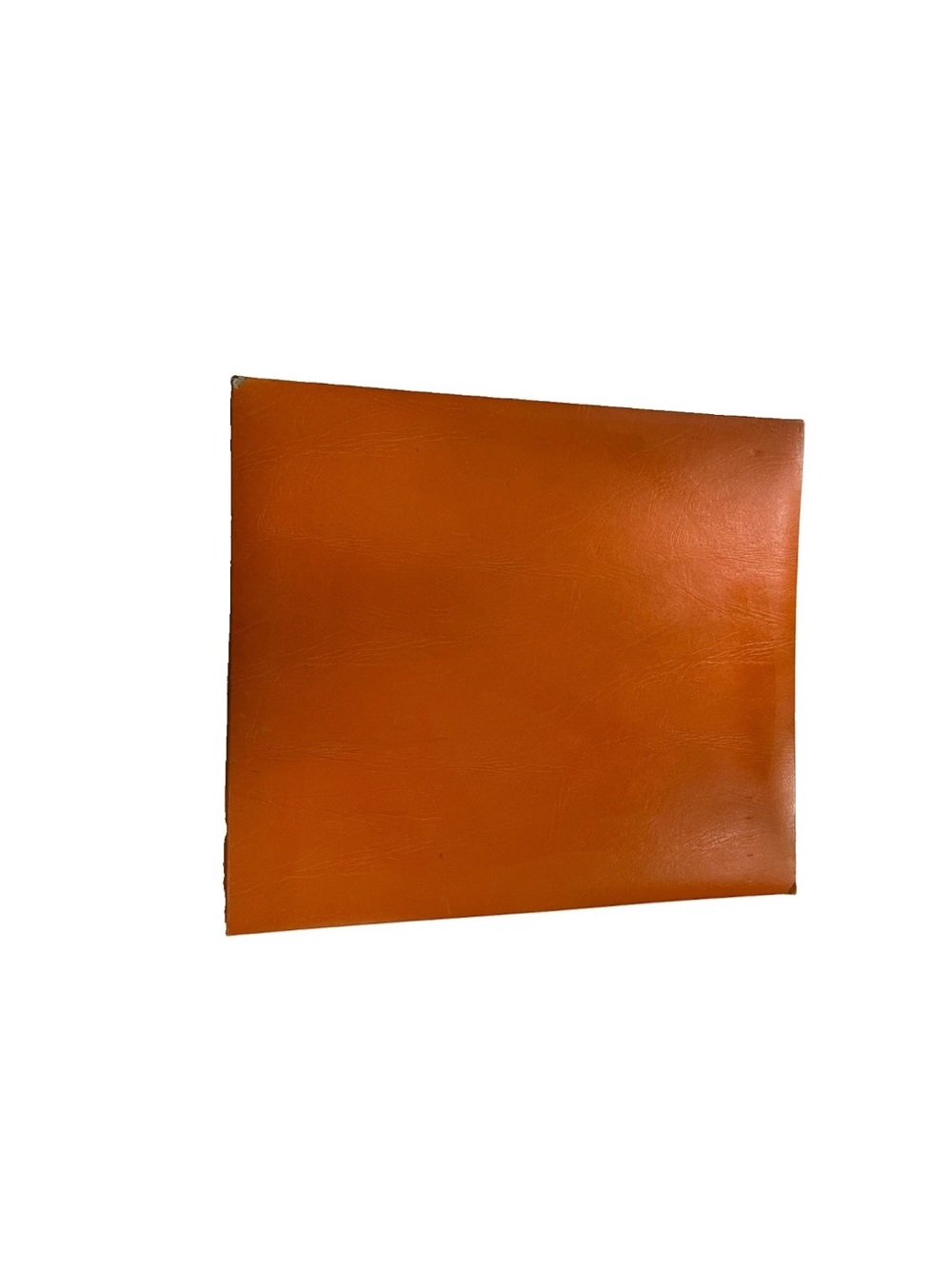 Vtg HOLSON Big Scrapper Refillable Scrapbook 14x11.5" 25 Pages 1970s Orange